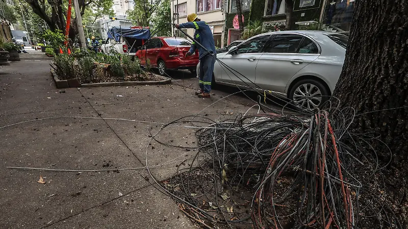 Cables Lope de Vega y Horacio Colonia Polanco 